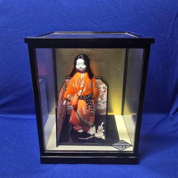 Vintage Japanse Ichimatsu Kimono pop in originele kast -, Antiek en Kunst