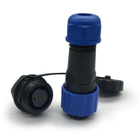 Male + socket - Waterdichte kabelverbinder - 3 aderig, Auto-onderdelen, Elektronica en Kabels, Ophalen of Verzenden
