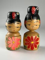 Beeldje - One-of-a-Kind Kokeshi Doll (2) - Hout