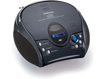 Lenco SCD-24DAB BK - Draagbare CD-speler - DAB+ radio, Verzenden, Zo goed als nieuw