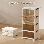 LIVSK Opvouwbare Schoenenkast - 4 Niveaus - Eenvoudig Te Mon, Huis en Inrichting, Kasten | Buffetkasten, Verzenden, Nieuw