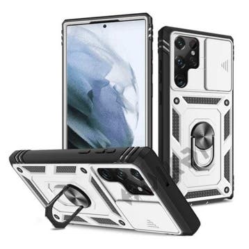 Samsung Galaxy S20 FE - Armor Kaarthouder Hoesje met, Verzenden, Nieuw