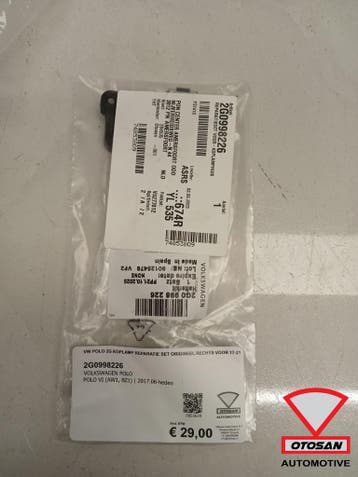 VW Polo 2G Koplamp Reparatie Set Origineel Rechts Voor 17-21, Auto-onderdelen, Ophalen, Gebruikt, Volkswagen