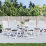 vidaXL Stoelkussens 6 st 40x40x7 cm oxford stof grijs, Huis en Inrichting, Woonaccessoires | Kussens, Verzenden, Nieuw, Grijs
