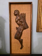 Paneel - Hout - Etnisch gegraveerd paneel