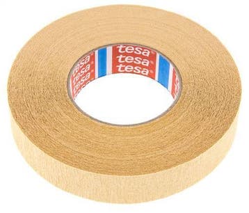 Crepe Afplakband Voor Krommingen 19mm/50m, Verzenden, Nieuw