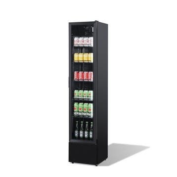 Display Koelkast - 1 Glasdeur - 390x470x1880 mm - Zwart, Verzenden, Nieuw in verpakking