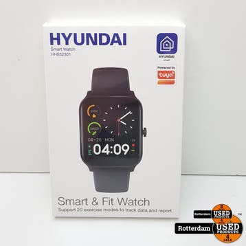Hyundai Home SmartWatch Zwart - Met Garantie, Verzenden, Gebruikt