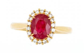 Zonder minimumprijs - Ring - 14 karaat Geel goud - 1.69ct., Nieuw