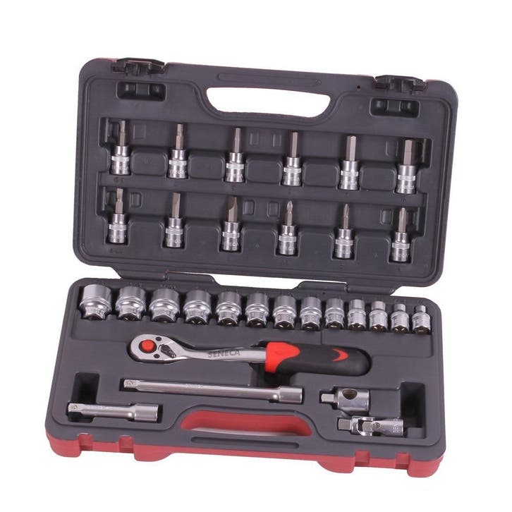 Doppendoos 3/8 35 delig sae (engelse maten), Doe-het-zelf en Verbouw, Gereedschap | Handgereedschap, Nieuw, Verzenden
