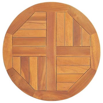 Tafelblad 50x2,5cm massief teakhout - 67% korting!, Gebruikt, 50 tot 100 cm, Rustiek, Tafelblad