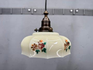 Lamp - Glas - Art deco plafondlamp