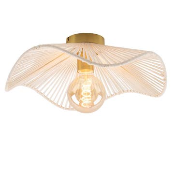 Japandi plafondlamp messing, Annelot, Ophalen of Verzenden, Nieuw, Metaal, Japandi