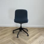 Ikea Langfjall  bureaustoel, blauw - zwart, Gebruikt, Zwart, Ophalen of Verzenden, Bureaustoel
