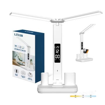 LED2B NOBLITE P bureaulamp 5W 3CCT wit dimbaar oplaadbaar, Ophalen of Verzenden, Nieuw