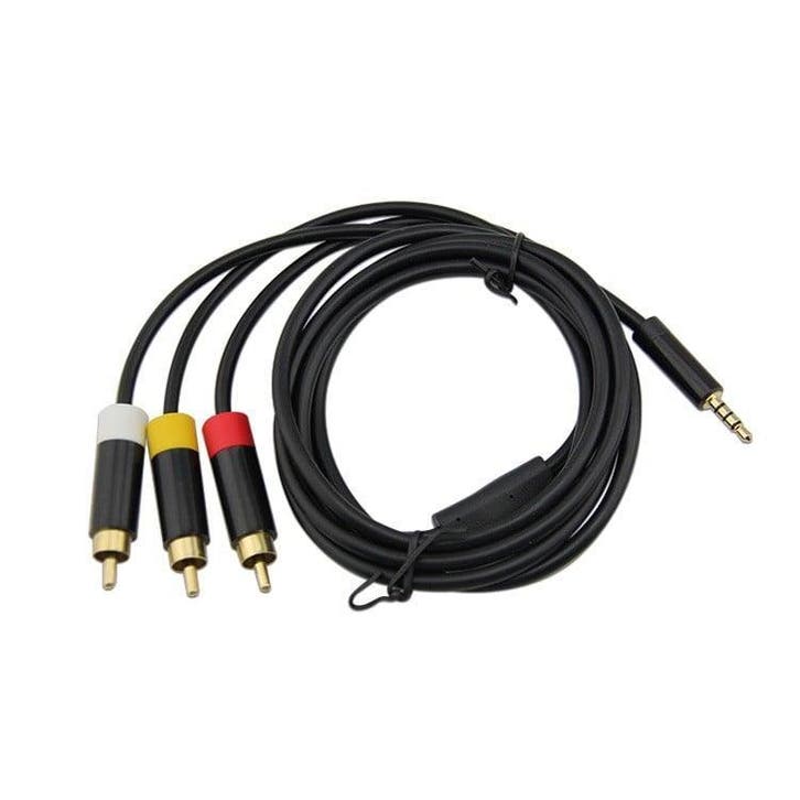 Microsoft 3.5mm (1/8) AV-Kabel voor Xbox 360 E, Spelcomputers en Games, Spelcomputers | Xbox | Accessoires, Zo goed als nieuw