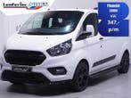 Ford Transit Custom 2.0 TDCI 130 pk Dubb. Cab. Navi Camera, Voorwielaandrijving, Stof, Gebruikt, Wit