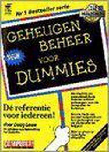 Geheugenbeheer voor dummies, Boeken, Ophalen of Verzenden, Nieuw