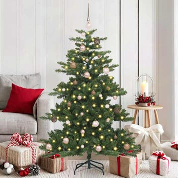 vidaXL Kunstmatige Inklapbare Kerstboom Groen 150 cm PVC en, Verzenden, Nieuw