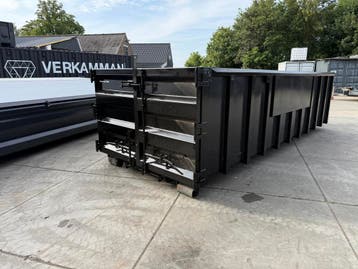 Haakarm container 22 m³ 6500x2300x1500  S355 5 mm RAL 9005