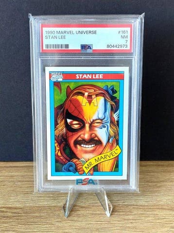 1990 Marvel Universe , Stan Lee Graded card - PSA, Nieuw
