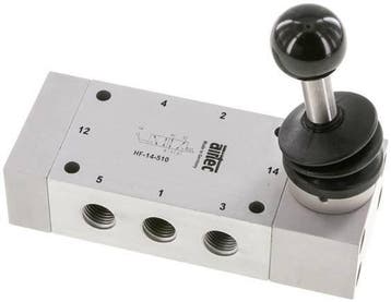 5/2 G1/4 Handbediende Hefboom Ventiel 0-12bar/0-168psi, Verzenden, Nieuw