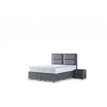Opberg Boxspring Block, Ophalen of Verzenden, Nieuw, Tweepersoons, Zilver