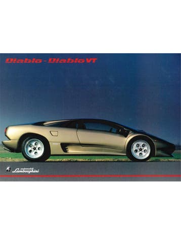 1996 LAMBORGHINI DIABLO SV-R PERSMAP GENEVE, Boeken, Nieuw, Author