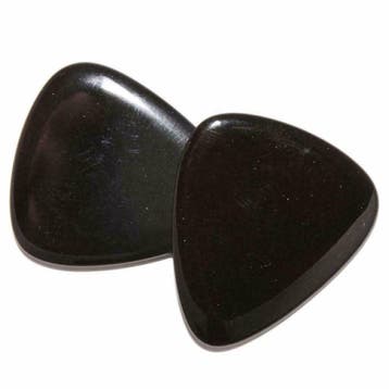 Zwarte Agaat minerale plectrum handgemaakt, Muziek en Instrumenten, Ophalen of Verzenden, Nieuw, Elektrische gitaar