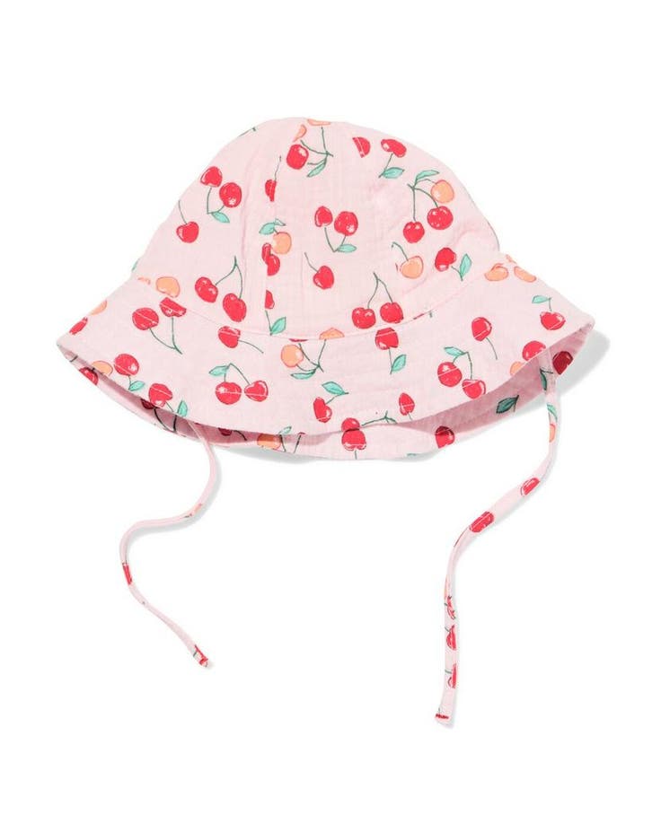 HEMA Babyhoed mousseline fruit roze, Kinderen en Baby's, Babykleding | Overige, Nieuw, Verzenden