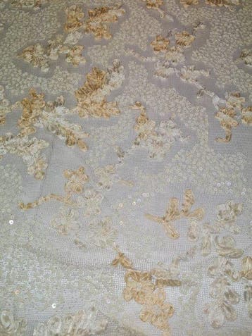 Wanddecoratie - Grande Lotto 7,00 m Pizzo Ricamato a Mano