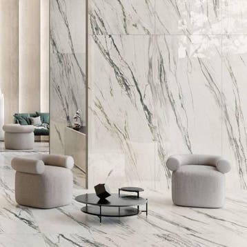 Marmerlook tegels glans, afmeting 60x120 vanaf € 62,50 m², 60 cm of meer, Nieuw, Ophalen of Verzenden, Wandtegels
