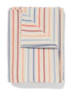 HEMA Tafelkleed XL 320x145cm katoen strepen blauw-terra, Huis en Inrichting, Keuken | Textiel, Verzenden, Nieuw