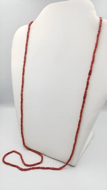 Bloedkoraal Koraal - Corallium rubrum (Zonder minimumprijs), Antiek en Kunst