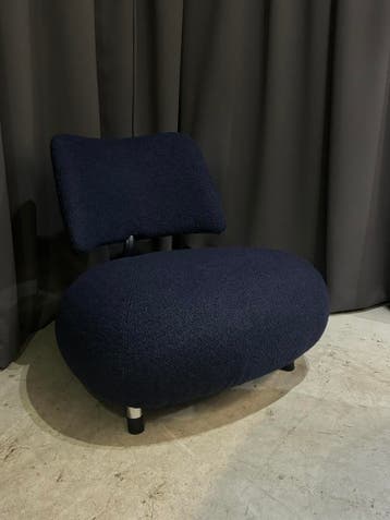 Leolux Pallone - Nieuw Wol Boucle Blauw -, Zo goed als nieuw