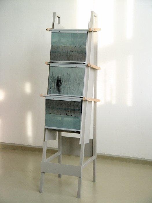 Jan Pieter De Graaf - Kast - Glas, Hout, Multiplex -, Antiek en Kunst, Kunst | Designobjecten