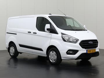 Ford Transit Custom 2.0TDCI Achterdeuren | Kastinrichting, Stof, Gebruikt, Euro 6, Wit