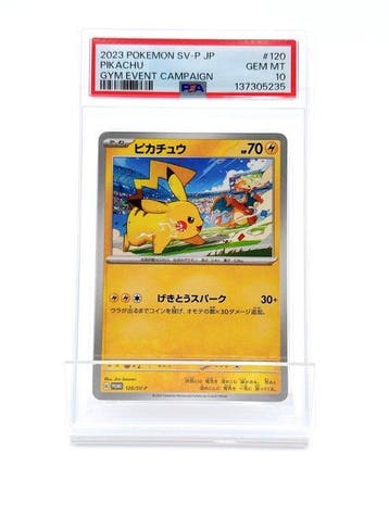 Pokémon - 1 Graded card - 2023 Pokémon Pikachu 120/SV-P Gym, Nieuw