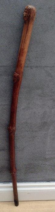 Wandelstok - Volkskunst - buxushout, Antiek en Kunst