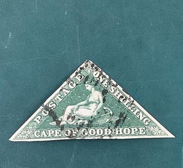 Afrika 1859 - Kaap de Goede Hoop - Driehoekig (1853-1859) 1, Gestempeld
