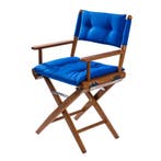 ARC Regisseursstoel Teak Geolied Kobalt Deluxe, Watersport en Boten, Ophalen of Verzenden, Nieuw