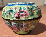 Doos - Koper, Emaille - Geplakte doos in cloisonné-emaille
