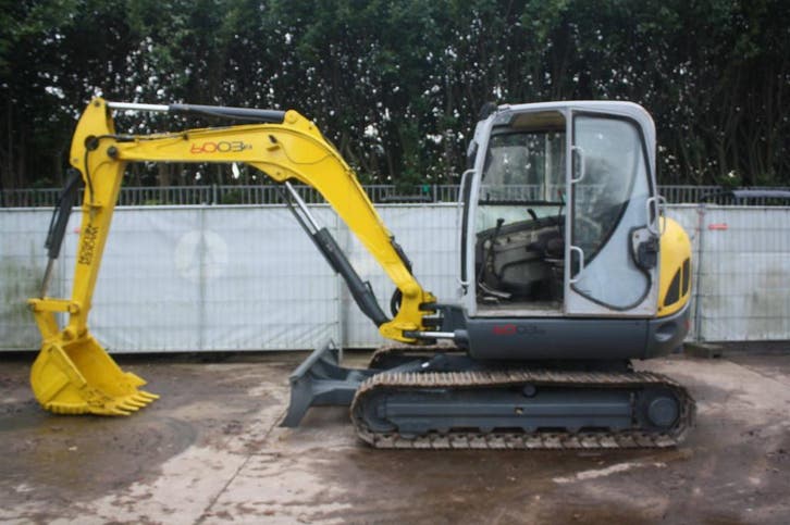 Veiling: Rupsgraafmachine Wacker Neuson 6003 Diesel 2014, Zakelijke goederen, Machines en Bouw | Kranen en Graafmachines, Graafmachine