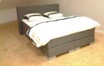 *Top Actie* Complete Boxspring vanaf €279 90 120 140 160 180, Eenpersoons, Nieuw, Blauw, 180 cm