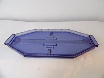 Val Saint Lambert - Charles Graffart - Dienblad - Glas