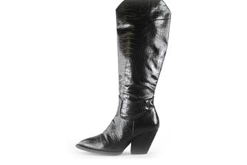Poelman Cowboy laarzen in maat 39 Zwart, Kleding | Dames, Schoenen, Poelman, Verzenden, Zwart, Zo goed als nieuw