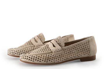 Stefano Lauran Loafers in maat 37 Beige, Kleding | Dames, Schoenen, Verzenden, Beige, Overige typen, Zo goed als nieuw