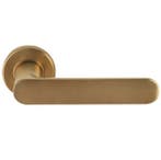 Differnz deurklink Eindhoven op rond rozet goud, Verzenden, Nieuw