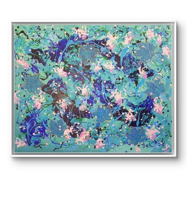 Stanislav Kunchev 1984 - “Emerald Sky”, Antiek en Kunst, Kunst | Schilderijen | Modern