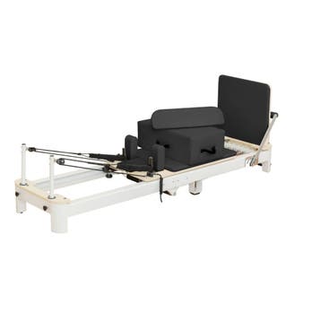 Pilates Reformer PRO Inklapbaar | Aluminium | Wit, Nieuw, Overig